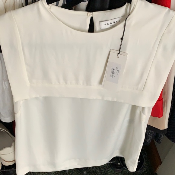 BNWT Sandro white top - Picture 1 of 5
